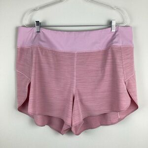 Athleta Pink Run With It Textured 3.5” Athletic Shorts | 2X